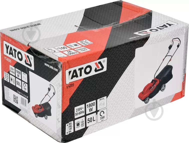 ВИТРИНА! Газонокосилка электрическая YATO YT-85205 - фото 7