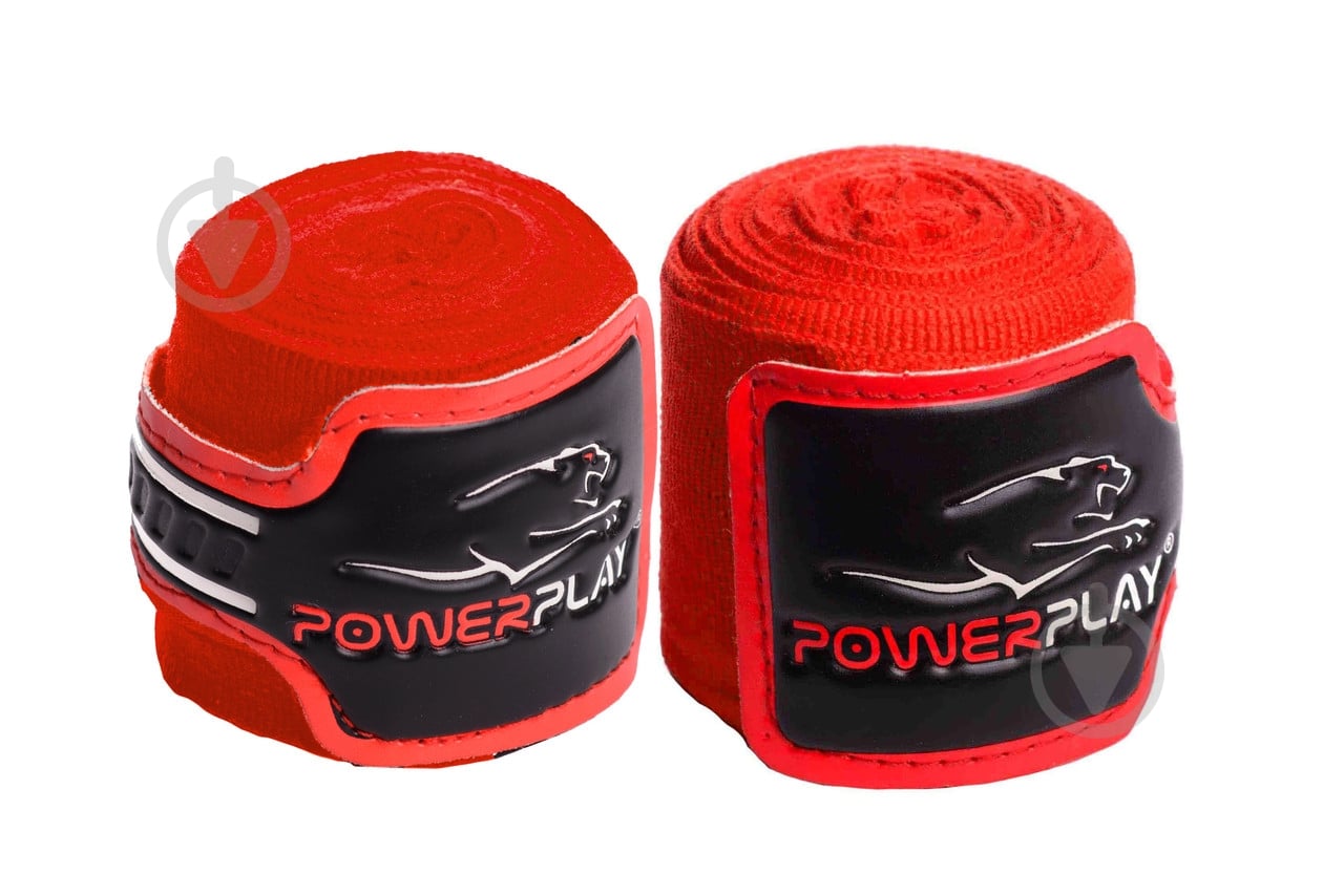 Боксерські бинти PowerPlay уні. червоні 400 см PP_3046_Red - фото 2 Боксерські бинти PowerPlay уні. червоні 400 см PP_3046_Red - фото 2