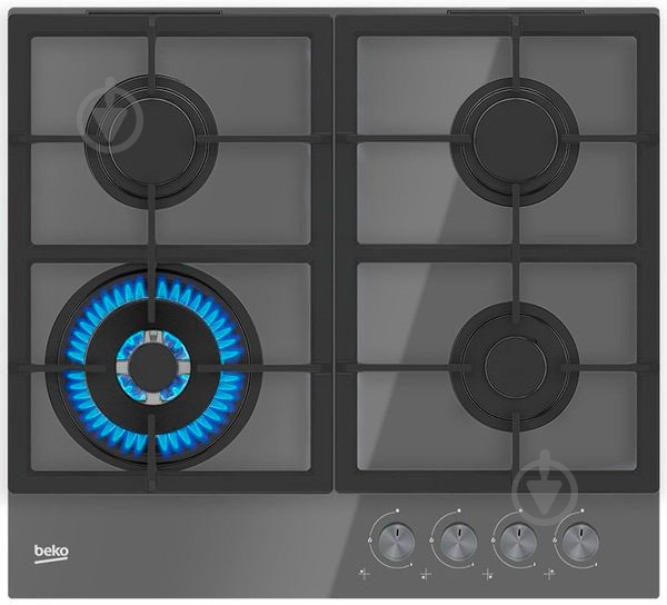 Варочная поверхность газовая Beko HILW64225SZG - фото 1 Варочная поверхность газовая Beko HILW64225SZG - фото 1