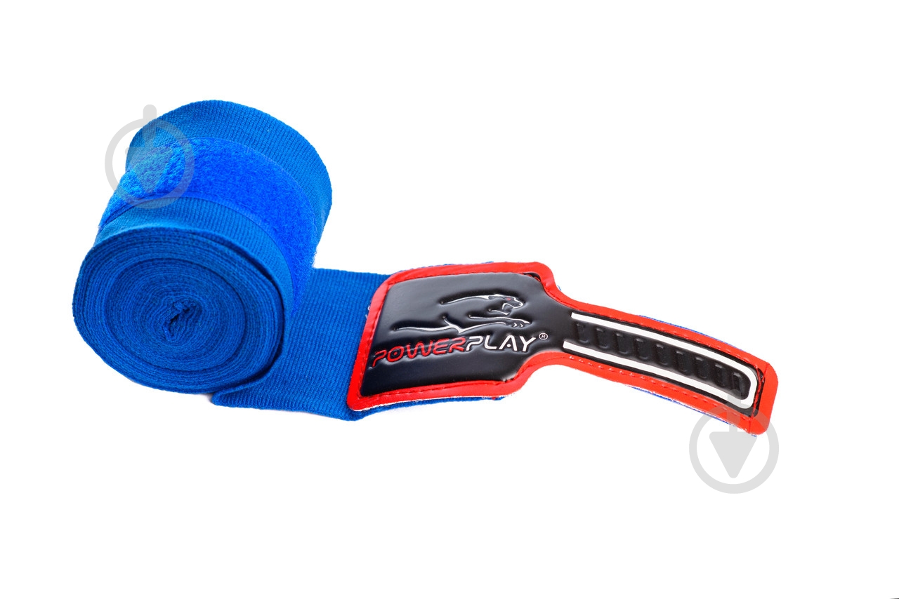 Боксерские бинты PowerPlay уни. синие 400 см PP_3046_Blue - фото 4 Боксерские бинты PowerPlay уни. синие 400 см PP_3046_Blue - фото 4