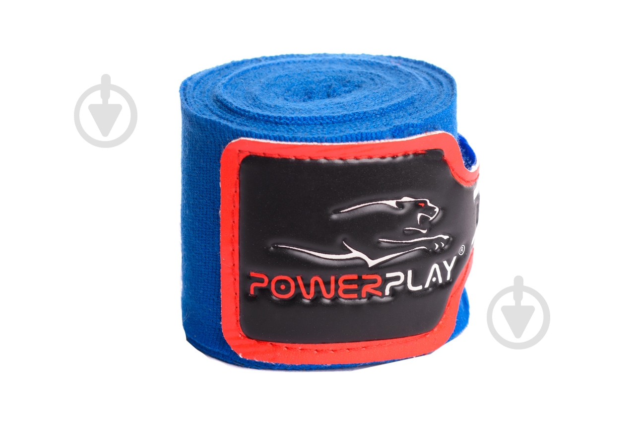 Боксерские бинты PowerPlay уни. синие 400 см PP_3046_Blue - фото 3 Боксерские бинты PowerPlay уни. синие 400 см PP_3046_Blue - фото 3