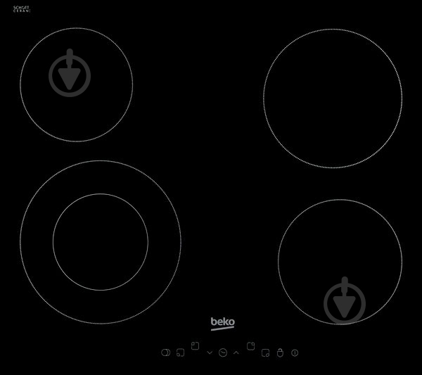 Варочная поверхность электрическая Beko HIC64402T - фото 1