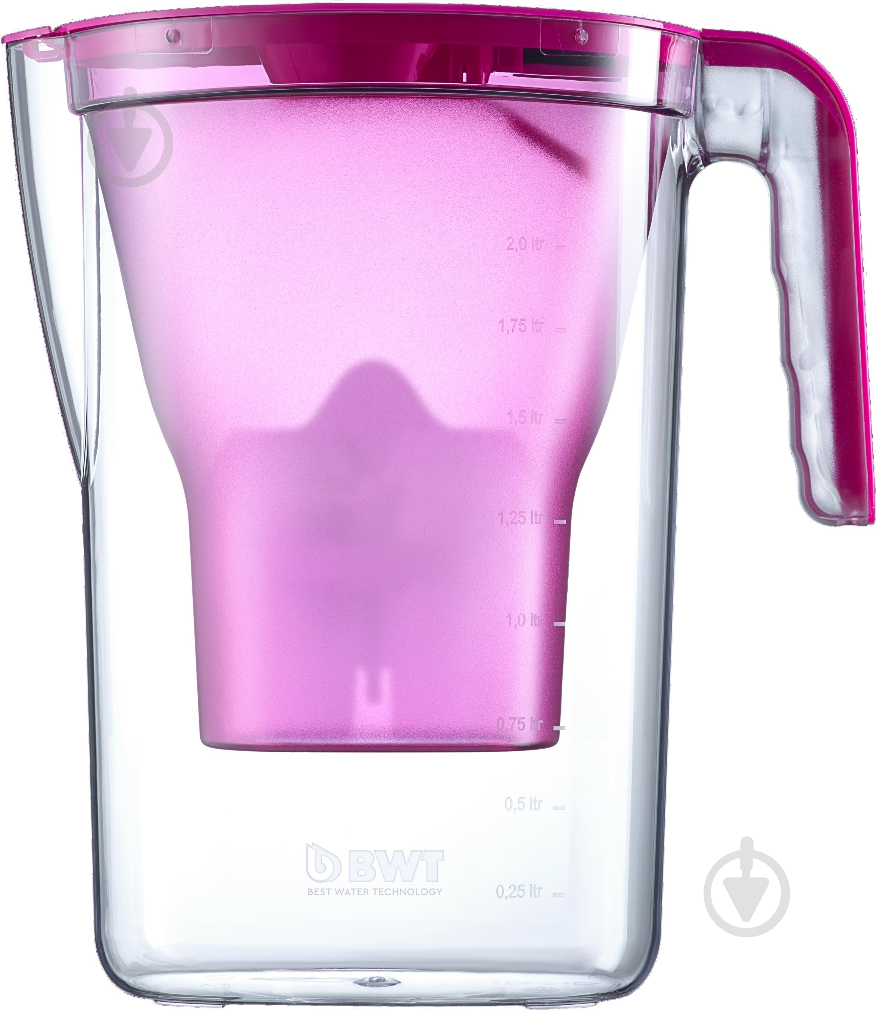 Фильтр-кувшин BWT Vida electronic розовый - фото 1 Фильтр-кувшин BWT Vida electronic розовый - фото 1