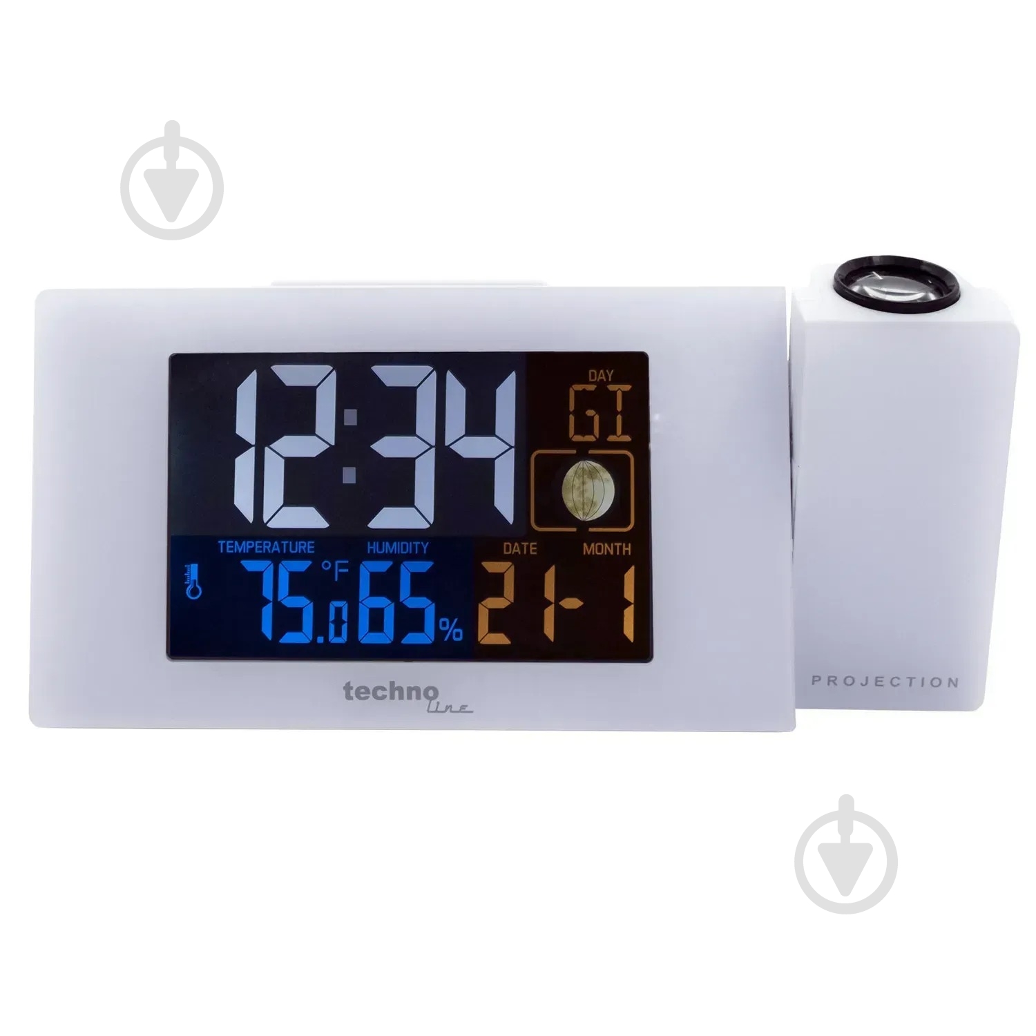 Часы проекционные Technoline White (WT537) - фото 1 Часы проекционные Technoline White (WT537) - фото 1