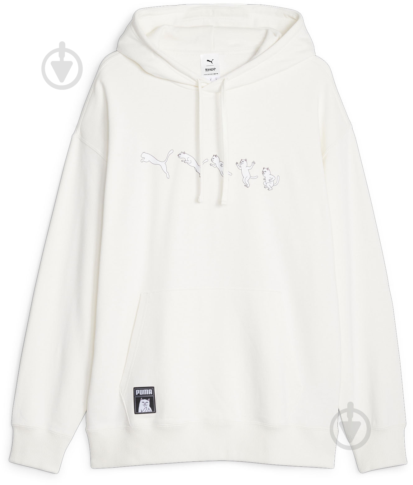 Джемпер Puma PUMA X RIPNDIP HOODIE TR 62219765 р.M бежевый - фото 1