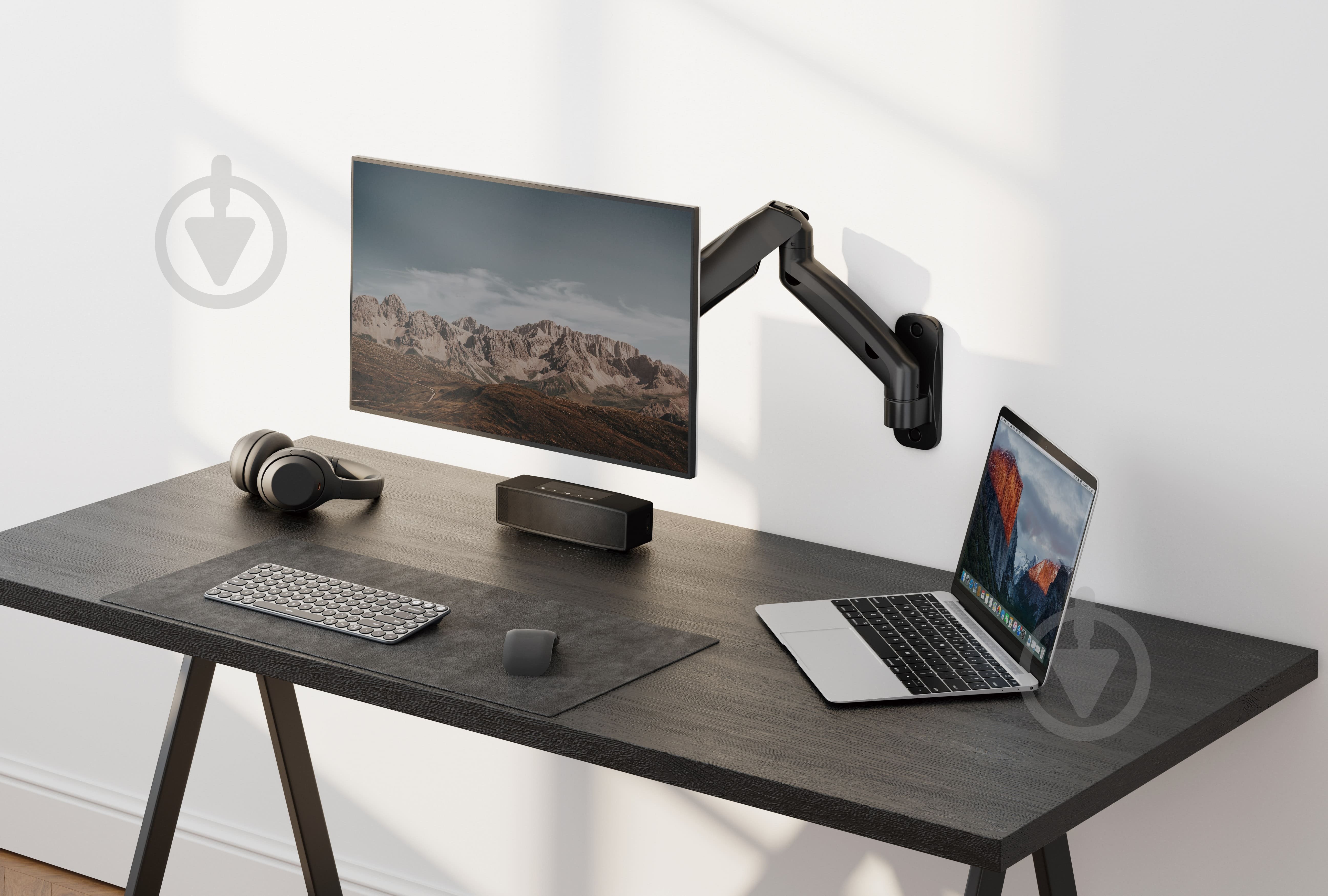 Кріплення для монітора OfficePro MA310B поворотно-похилі 17"-32" чорний - фото 14