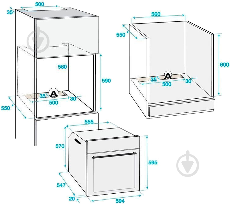Духовой шкаф Beko BIM24300WS - фото 3