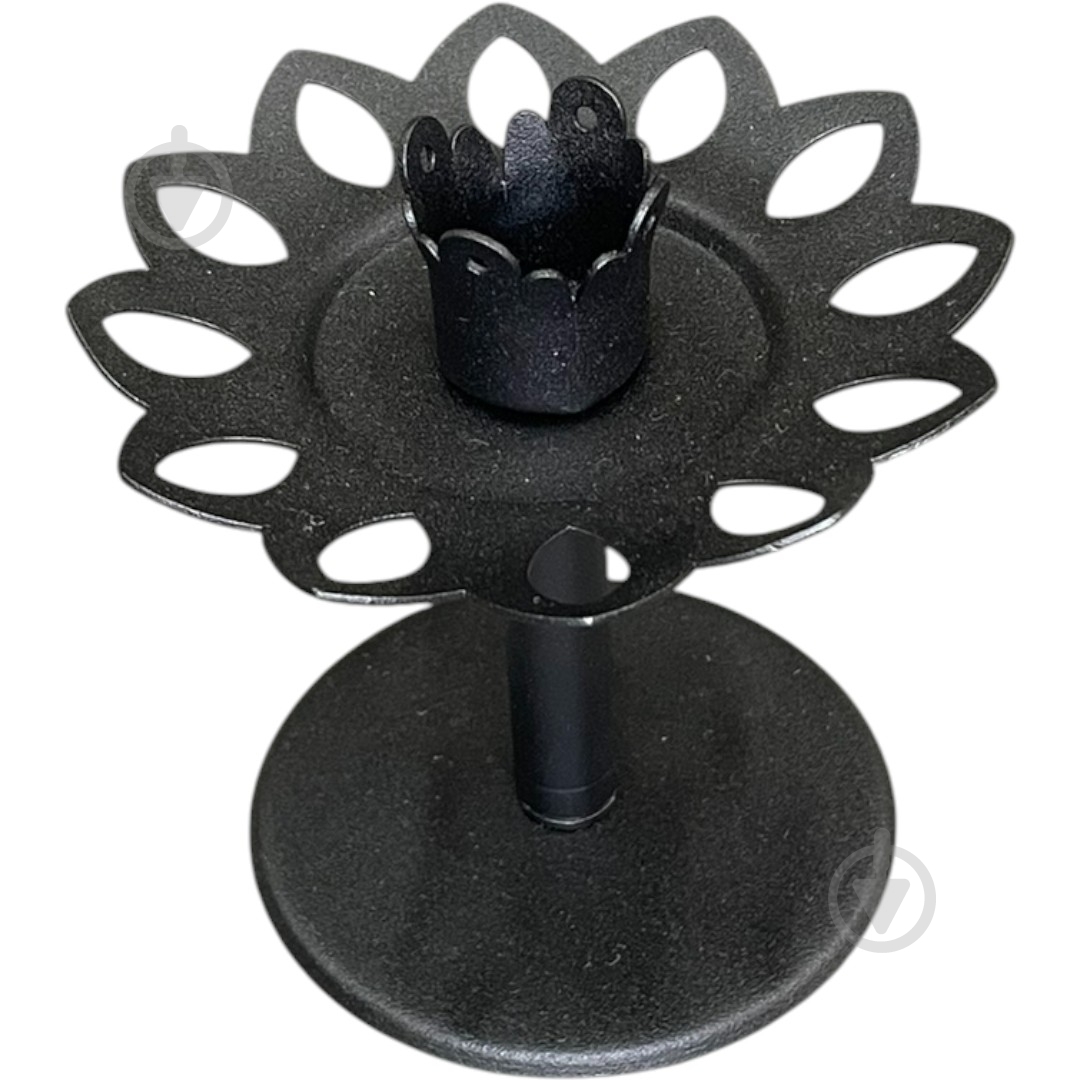 Подсвечник-трансформер 6 в 1 №5 10 см черный - фото 1 Подсвечник-трансформер 6 в 1 №5 10 см черный - фото 1