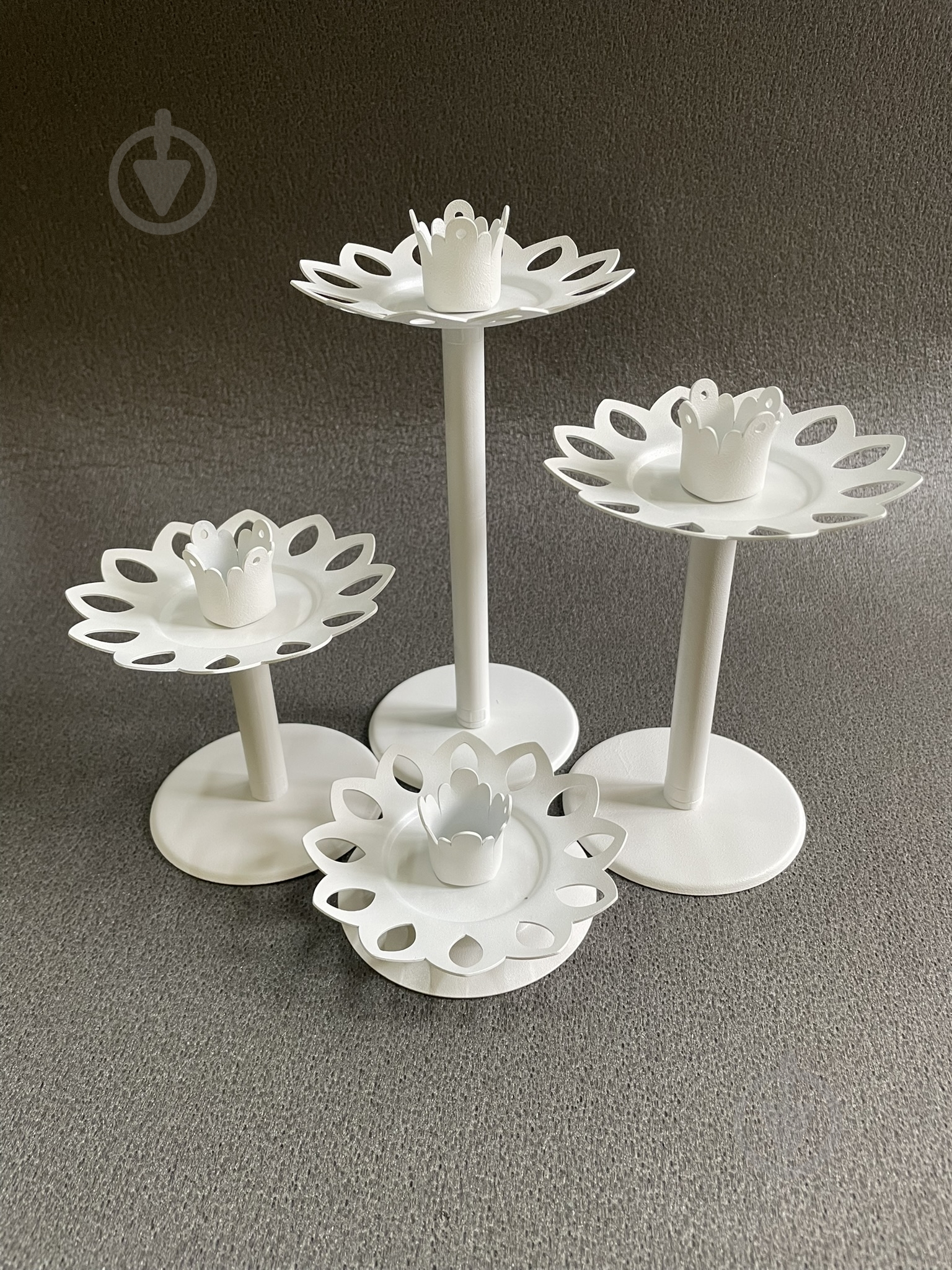 Подсвечник-трансформер 6 в 1 №5 10 см белый - фото 4 Подсвечник-трансформер 6 в 1 №5 10 см белый - фото 4