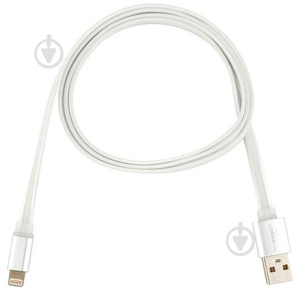 Кабель Logan USB – Apple Lightning 1 м белый (EL118-010WH) - фото 2