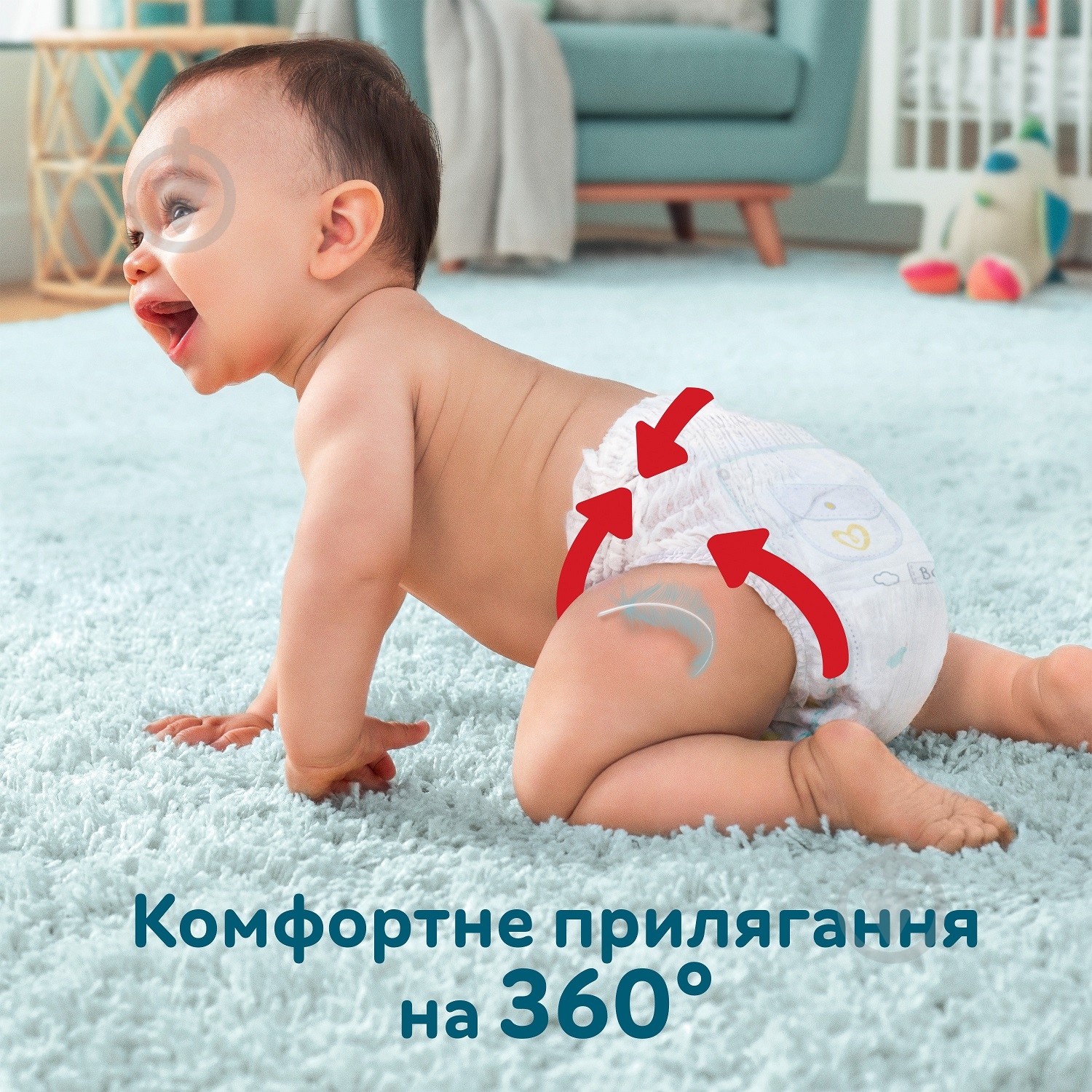 Подгузники-трусики Pampers Premium Care Pants 3 6-11 кг 48 шт. - фото 4