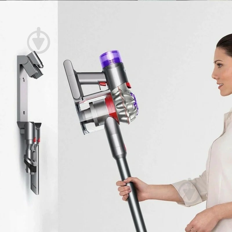 Пилосос Dyson SV25 V8 Absolute (446969-01) silver/nickel - фото 3 Пилосос Dyson SV25 V8 Absolute (446969-01) silver/nickel - фото 3