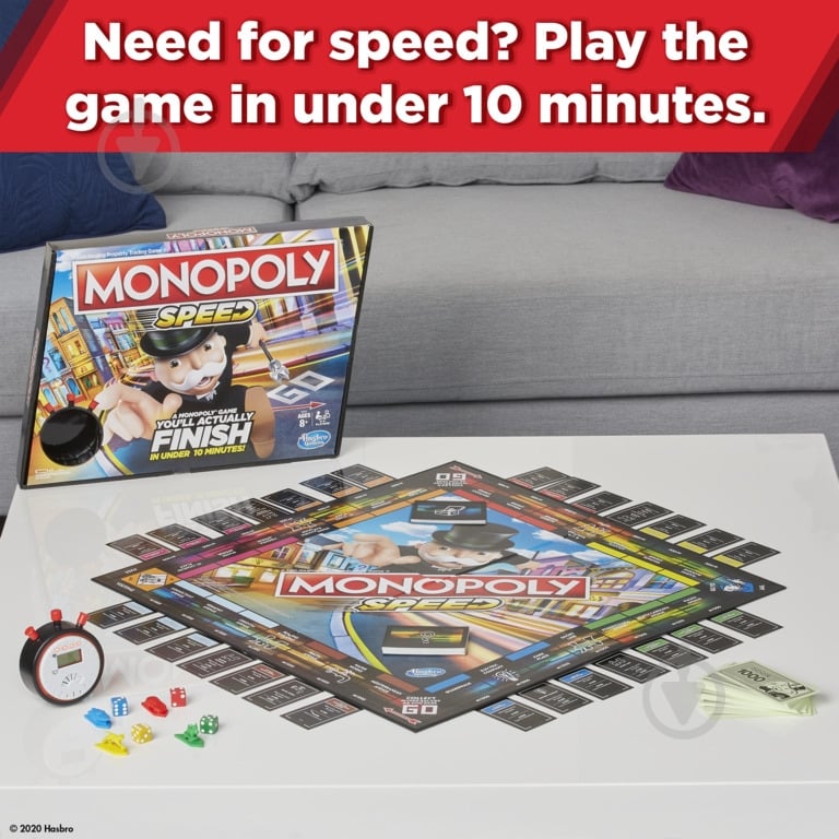 Игра настольная Hasbro Монополия Гонка E7033 - фото 5