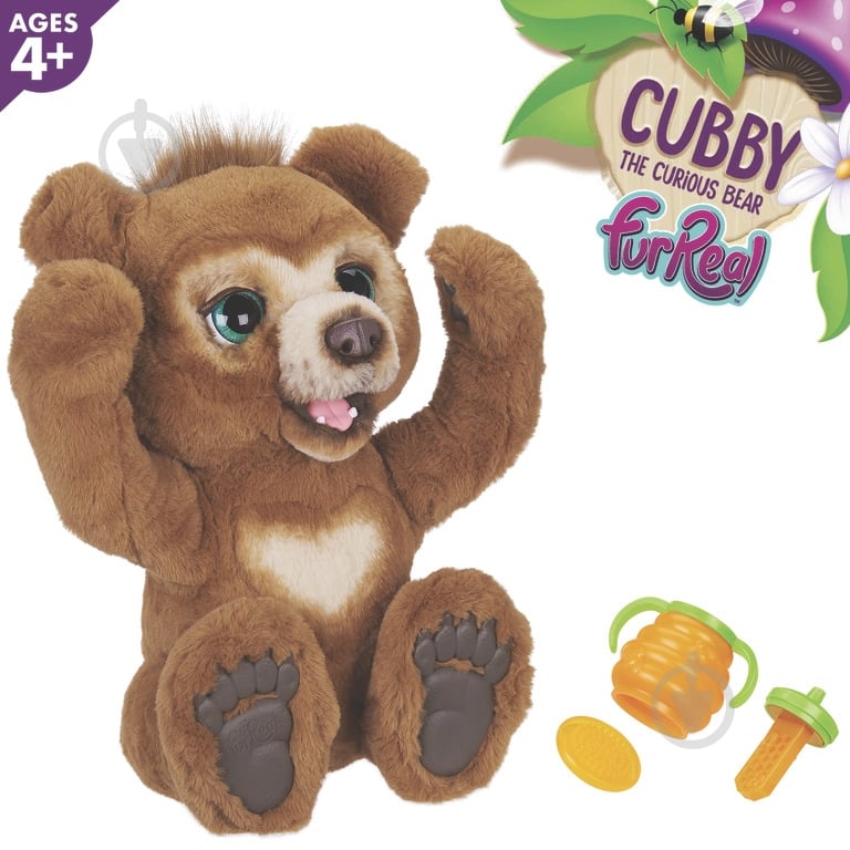 Игрушка мягкая интерактивная Hasbro Мишка E4591 - фото 3