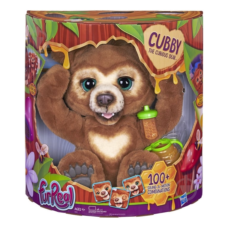 Игрушка мягкая интерактивная Hasbro Мишка E4591 - фото 1