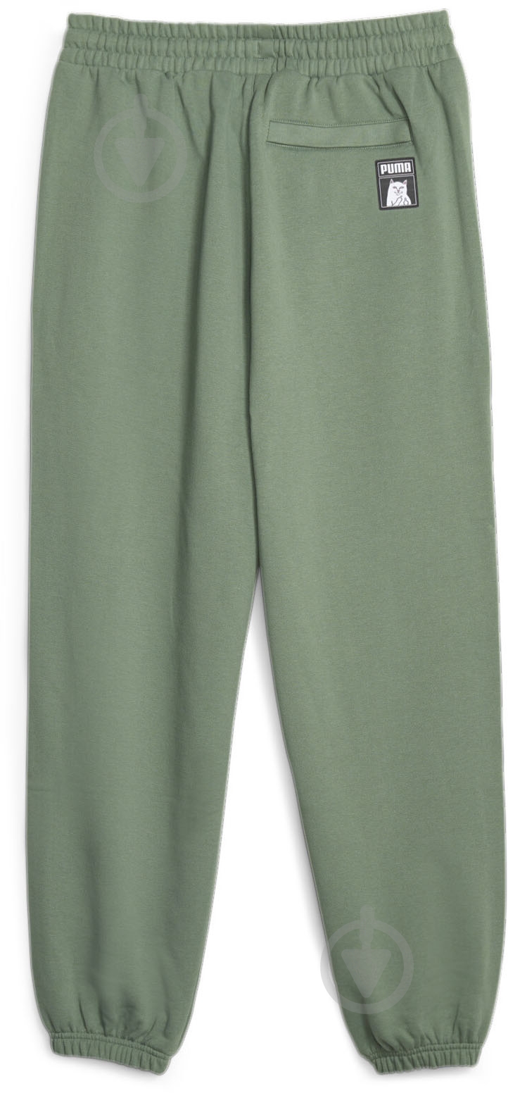 Брюки Puma PUMA X RIPNDIP SWEATPANTS TR 62219944 р. M зеленый - фото 2