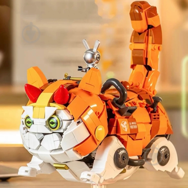 Конструктор Sluban Кот 900 деталей M38-P8018 - фото 3