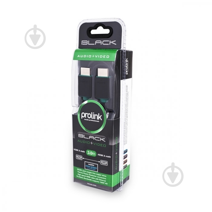 Кабель Ultra HDMI 3 м черный (PB348-0300) - фото 1