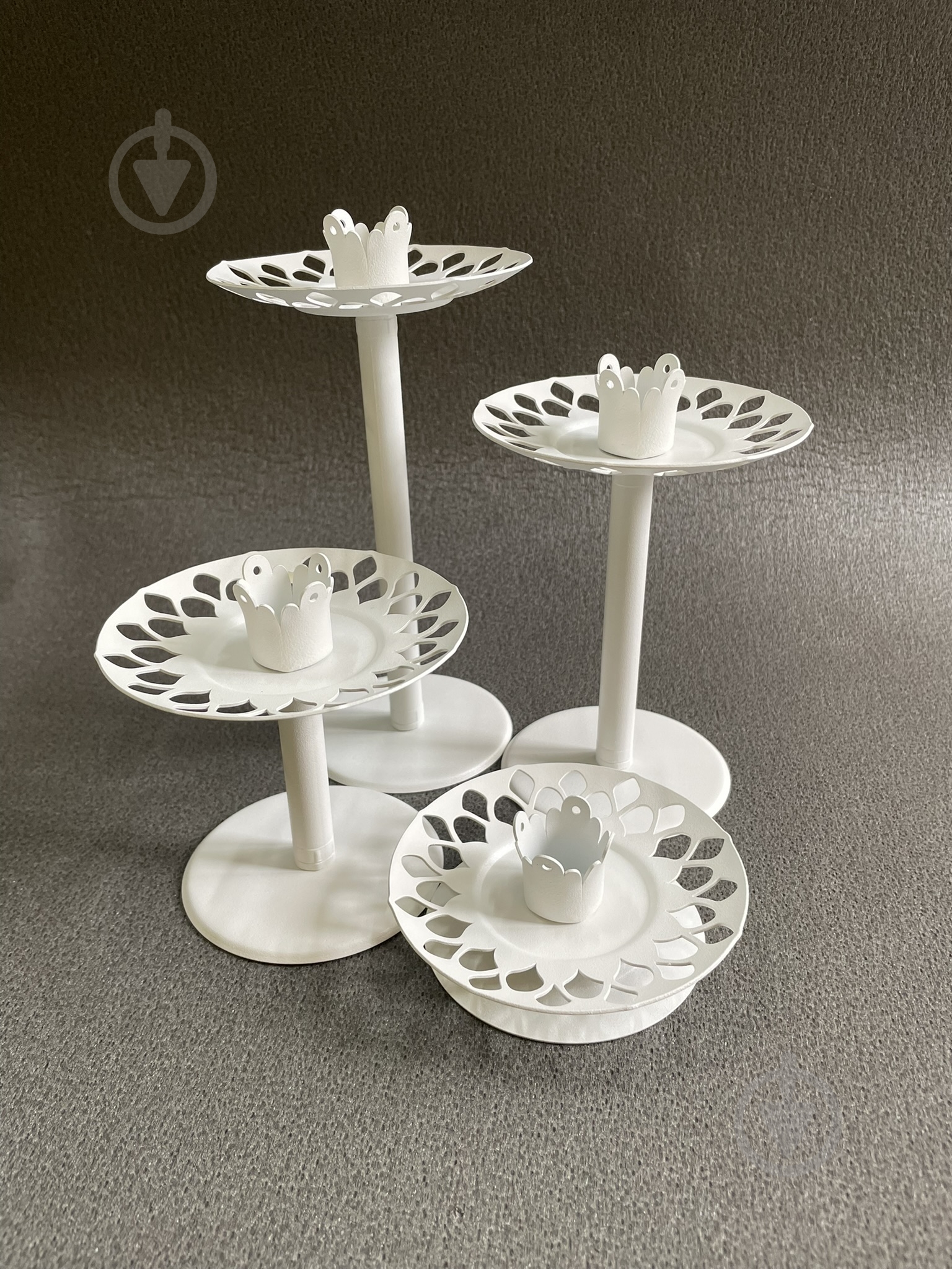 Свічник-трансформер 6 в 1 №4 14 см білий - фото 3 Свічник-трансформер 6 в 1 №4 14 см білий - фото 3