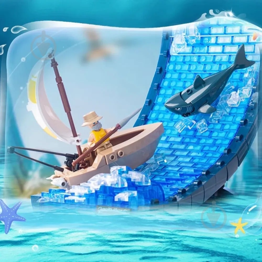 Конструктор Sluban Старик и море M38-P8025 - фото 3