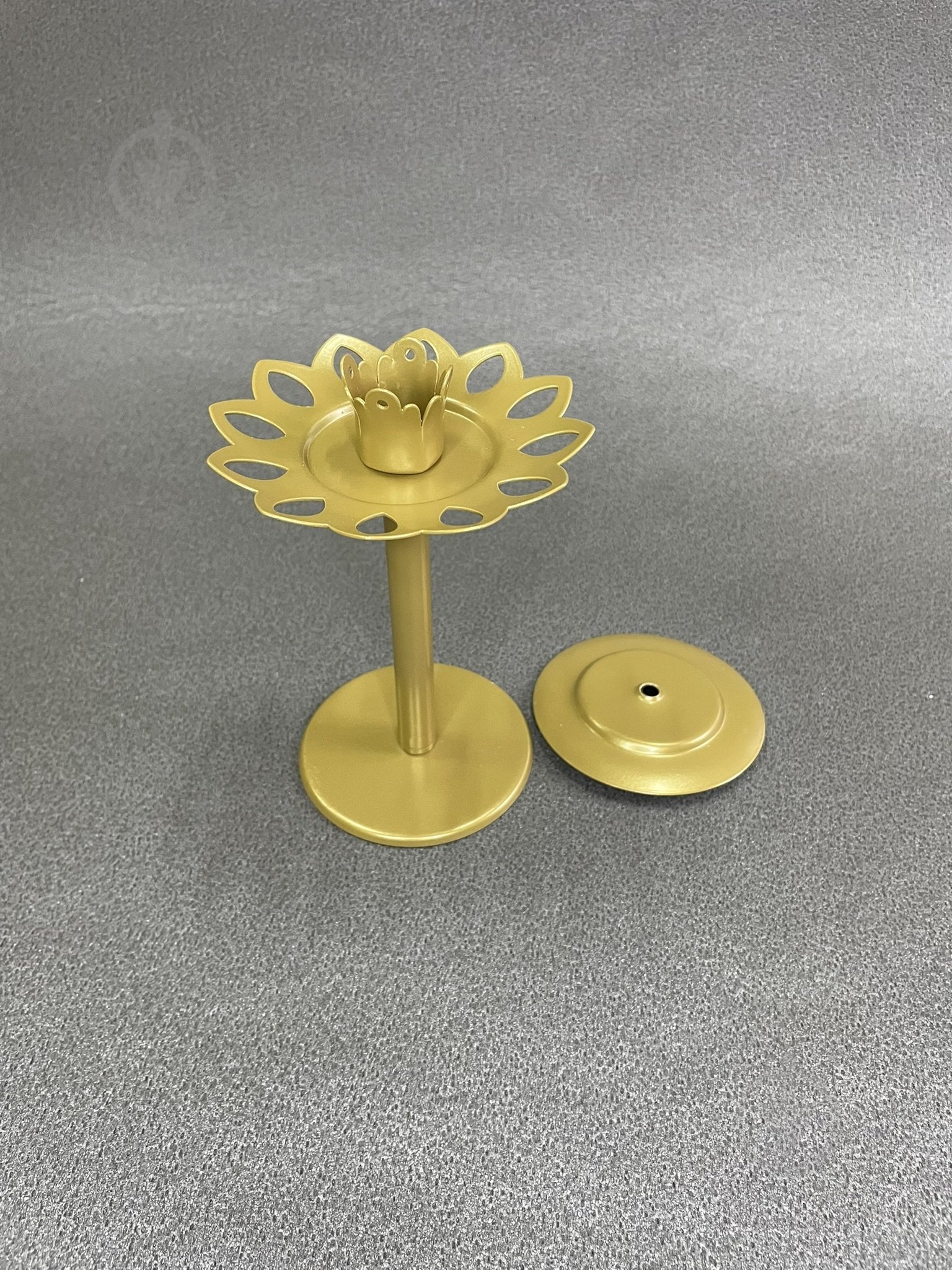 Подсвечник-трансформер "6 в 1" №5 10 см золотой - фото 4 Подсвечник-трансформер "6 в 1" №5 10 см золотой - фото 4