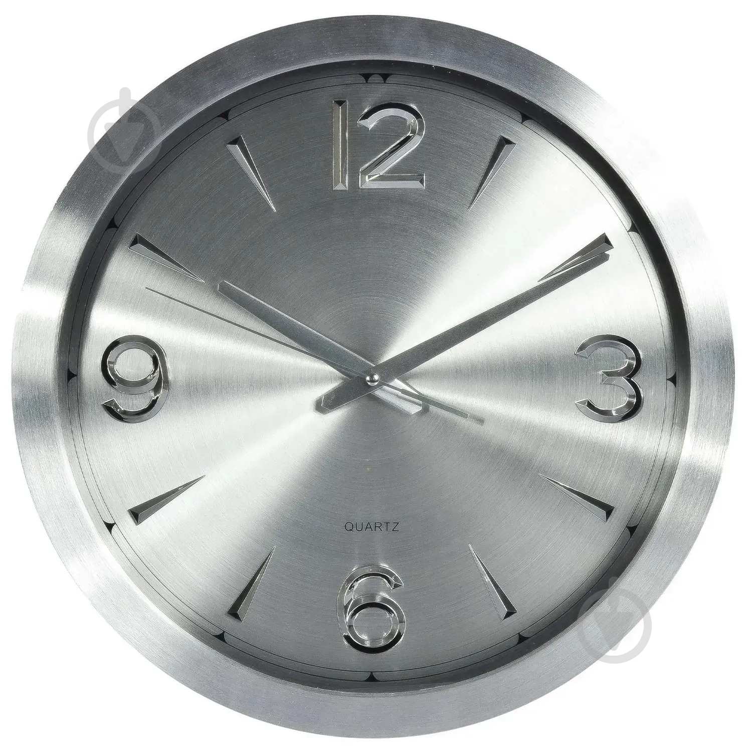 Часы настенные 634911 Metal Silver Technoline - фото 1