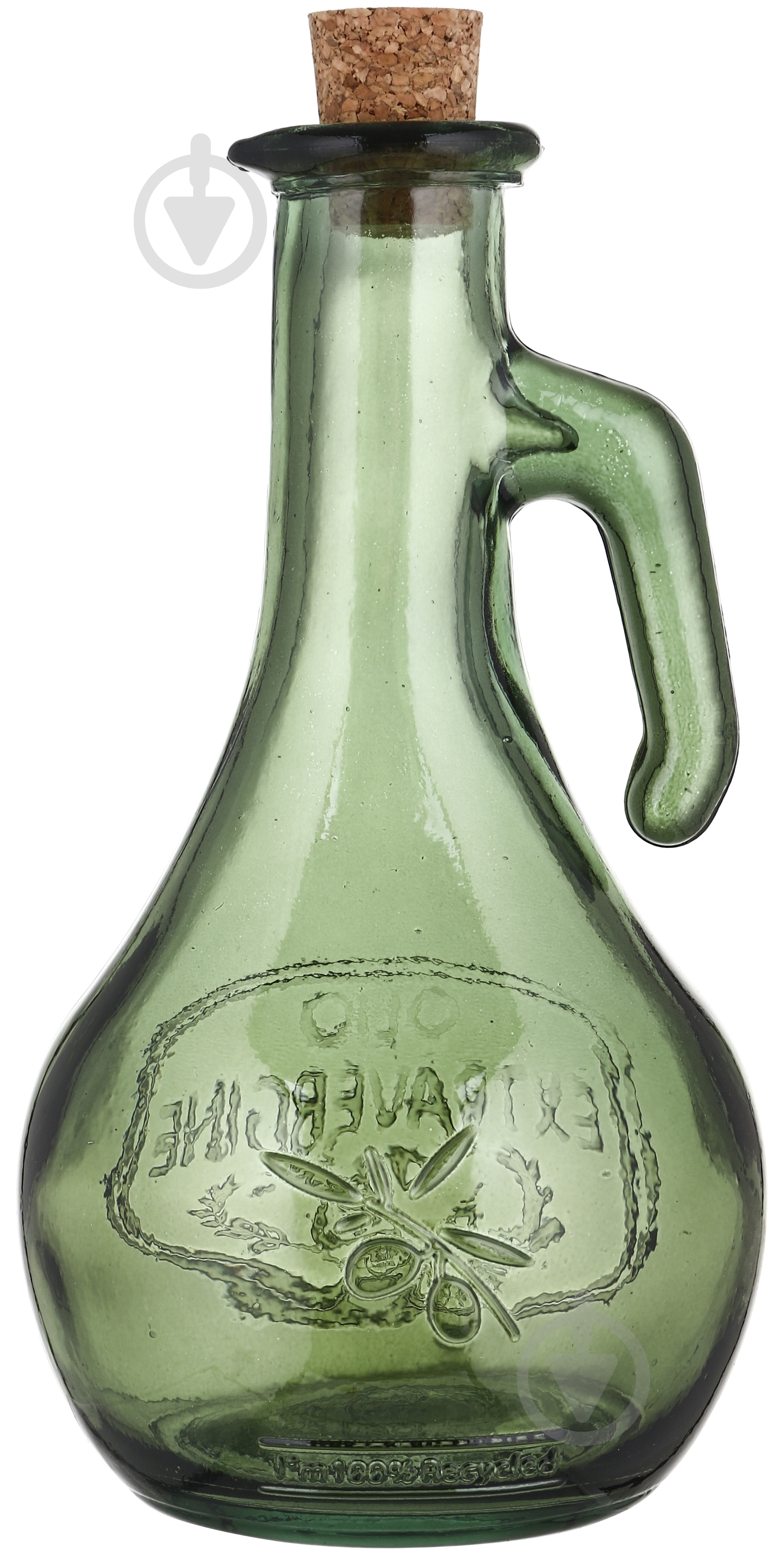 Пляшка з корком San Miguel для олії Olio 500 мл зелений - фото 4