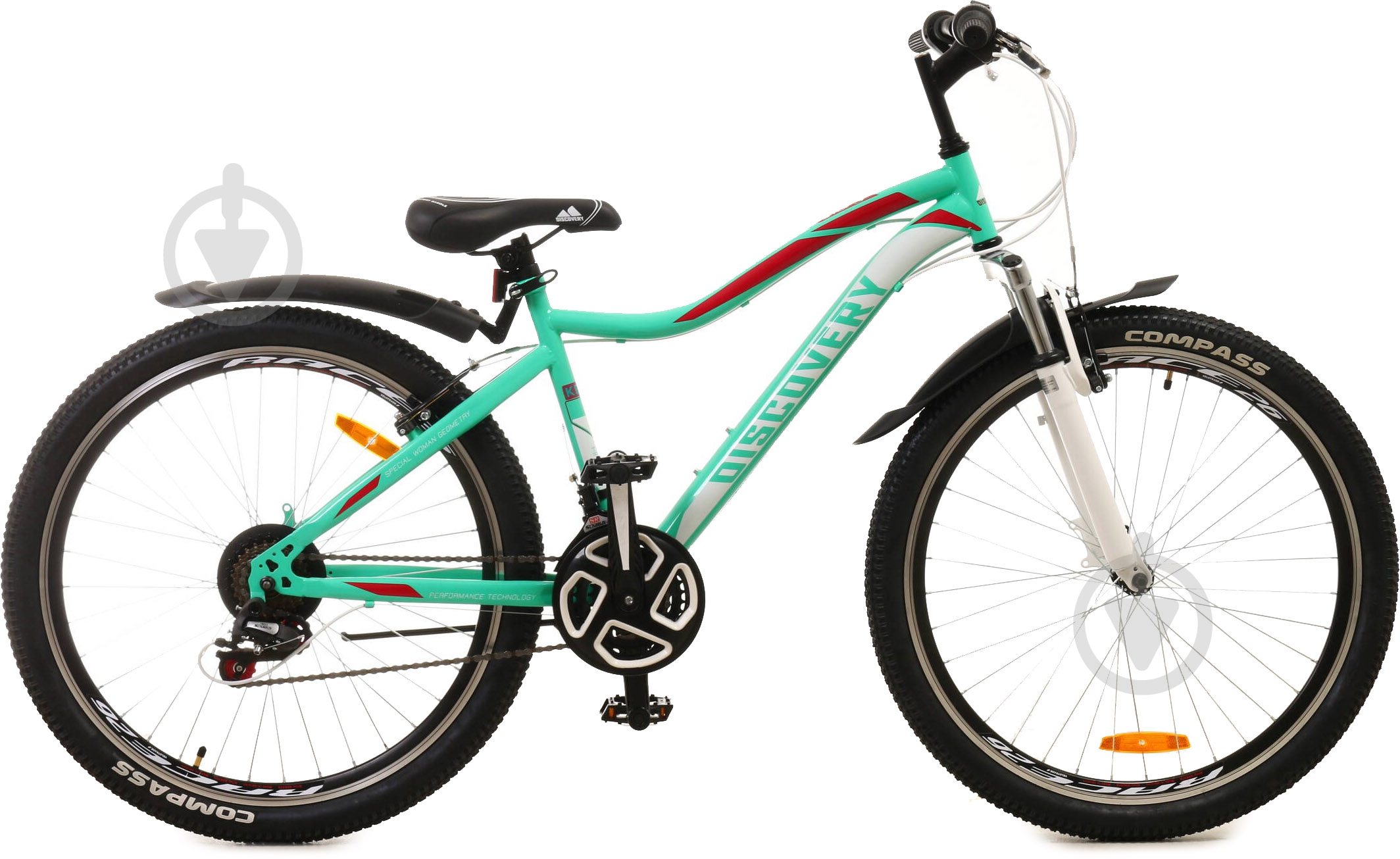 Велосипед Discovery 26" 16"(41 см) TREK OPS-DIS-26-543 бирюзовый - фото 1 Велосипед Discovery 26" 16"(41 см) TREK OPS-DIS-26-543 бирюзовый - фото 1