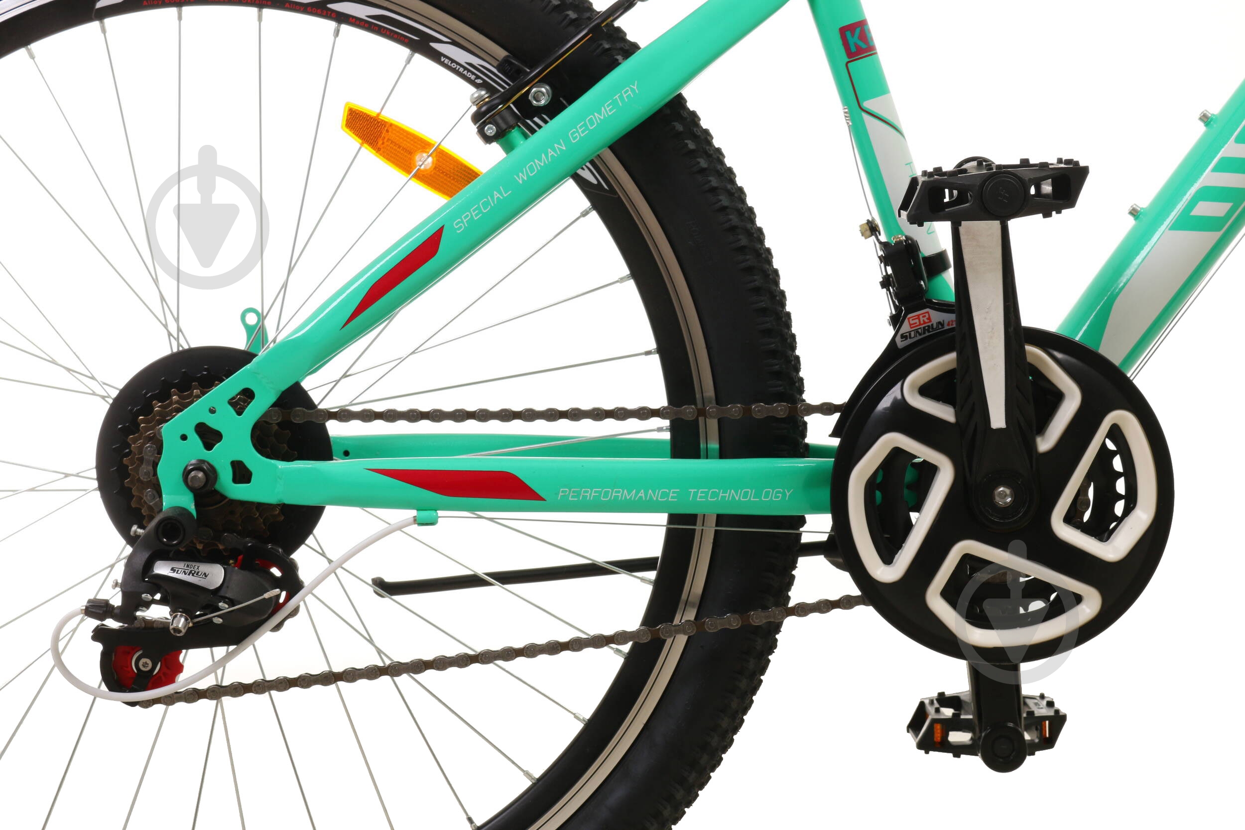 Велосипед Discovery 26" 16"(41 см) TREK OPS-DIS-26-543 бирюзовый - фото 6 Велосипед Discovery 26" 16"(41 см) TREK OPS-DIS-26-543 бирюзовый - фото 6