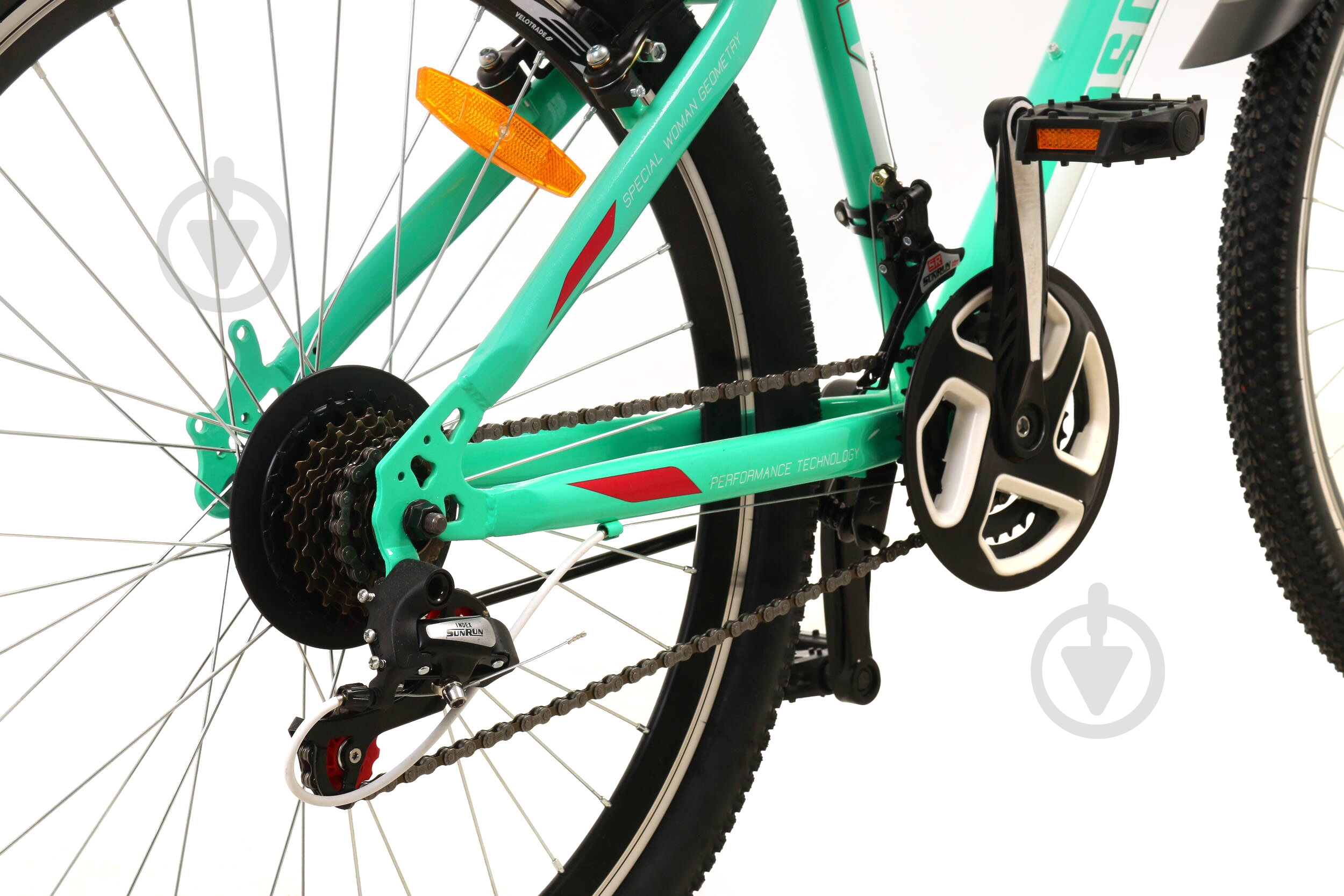 Велосипед Discovery 26" 16"(41 см) TREK OPS-DIS-26-543 бирюзовый - фото 8 Велосипед Discovery 26" 16"(41 см) TREK OPS-DIS-26-543 бирюзовый - фото 8