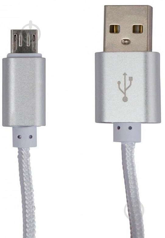 Кабель Greenwave USB – microUSB 1 м белый (DC-MU-152NR, white) - фото 1
