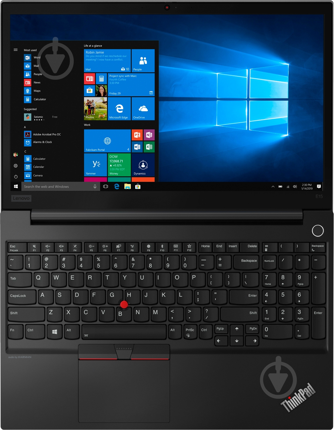 Ноутбук Lenovo ThinkPad E15 15,6" (20RD001ERT) black - фото 12 Ноутбук Lenovo ThinkPad E15 15,6" (20RD001ERT) black - фото 12