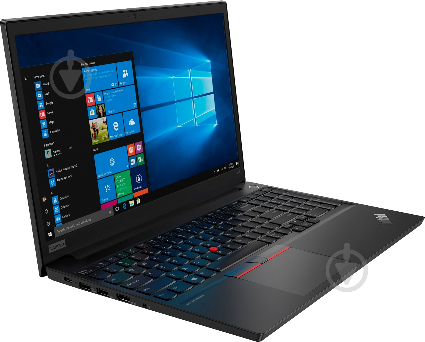 Ноутбук Lenovo ThinkPad E15 15,6" (20RD001ERT) black - фото 2 Ноутбук Lenovo ThinkPad E15 15,6" (20RD001ERT) black - фото 2