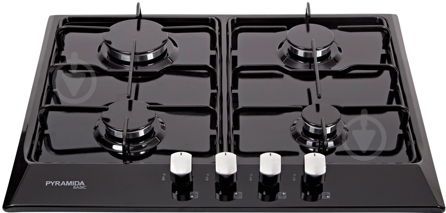 Варочная поверхность газовая Pyramida PFE 644 black - фото 2