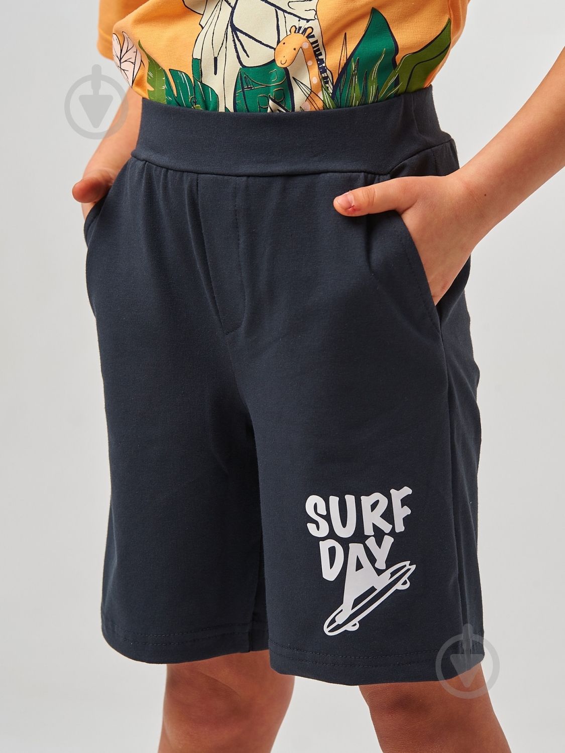 Шорти Smil р.98 темно-сірий 112435 - фото 2