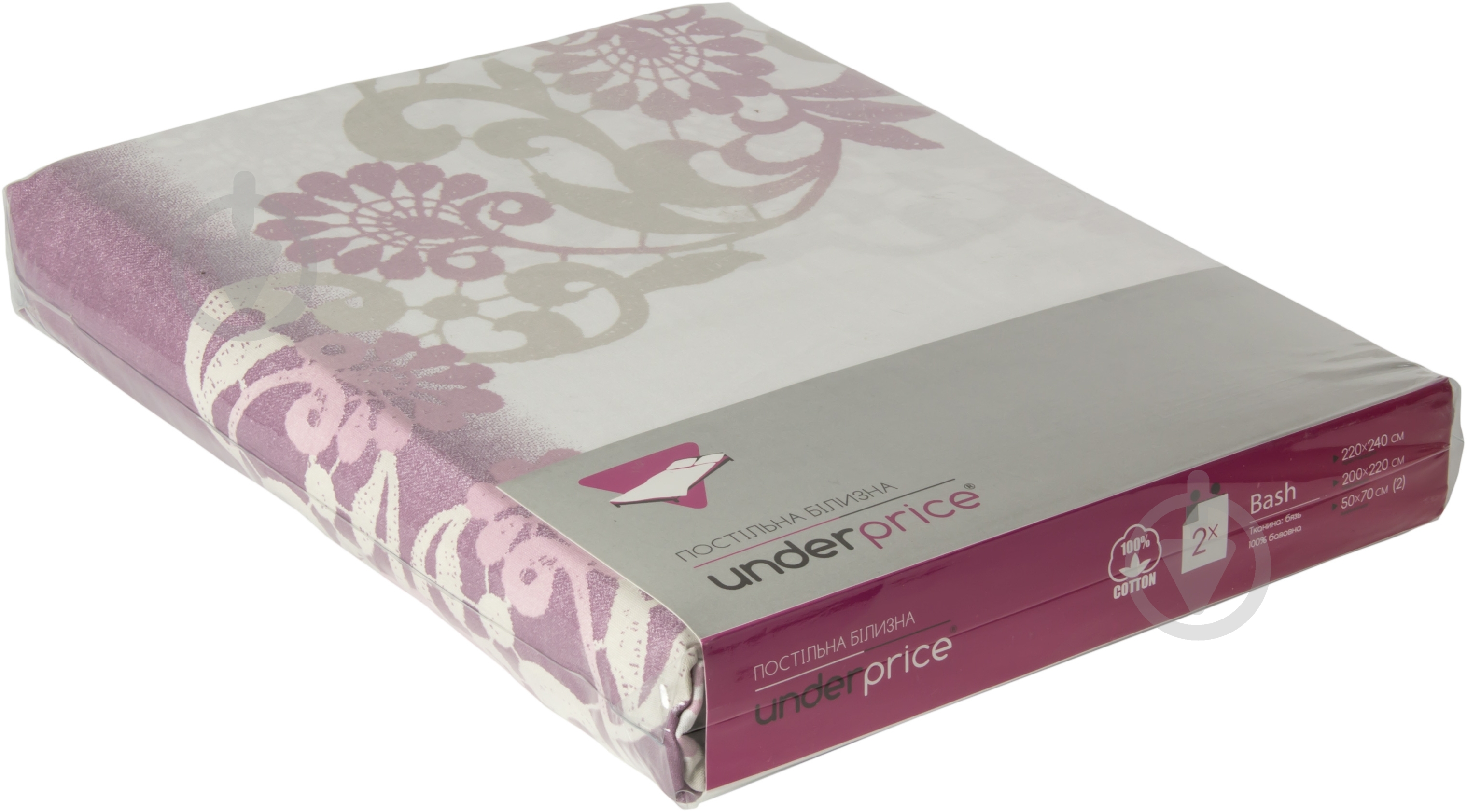 Комплект постельного белья Bash 2.0 фиолетовый UP! (Underprice) - фото 3