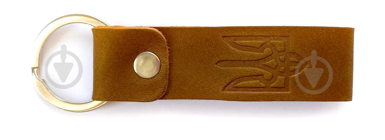 Брелок кожаный Shiynik Герб Украины - фото 1 Брелок кожаный Shiynik Герб Украины - фото 1