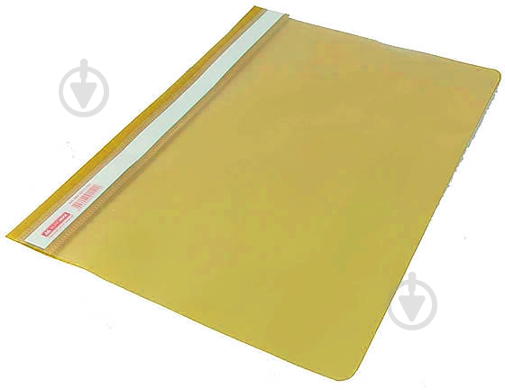Скоросшиватель с механизмом усики А4 120/160 мкм желтый Buromax BM.3311-08 - фото 2