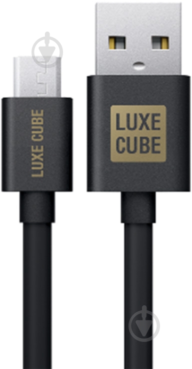 Кабель Luxe Cube 1 м черный (USB TYPE-C TO USB BLACK) - фото 1