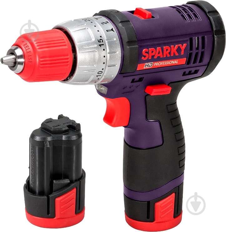 Дрель ударная аккумуляторная Sparky BUR2 12Li-C (1,5 А/г) - фото 1 Дрель ударная аккумуляторная Sparky BUR2 12Li-C (1,5 А/г) - фото 1