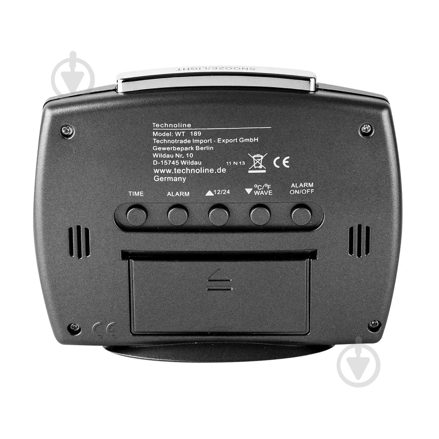 Годинник настільний WT189 Anthracite Technoline - фото 3 Годинник настільний WT189 Anthracite Technoline - фото 3