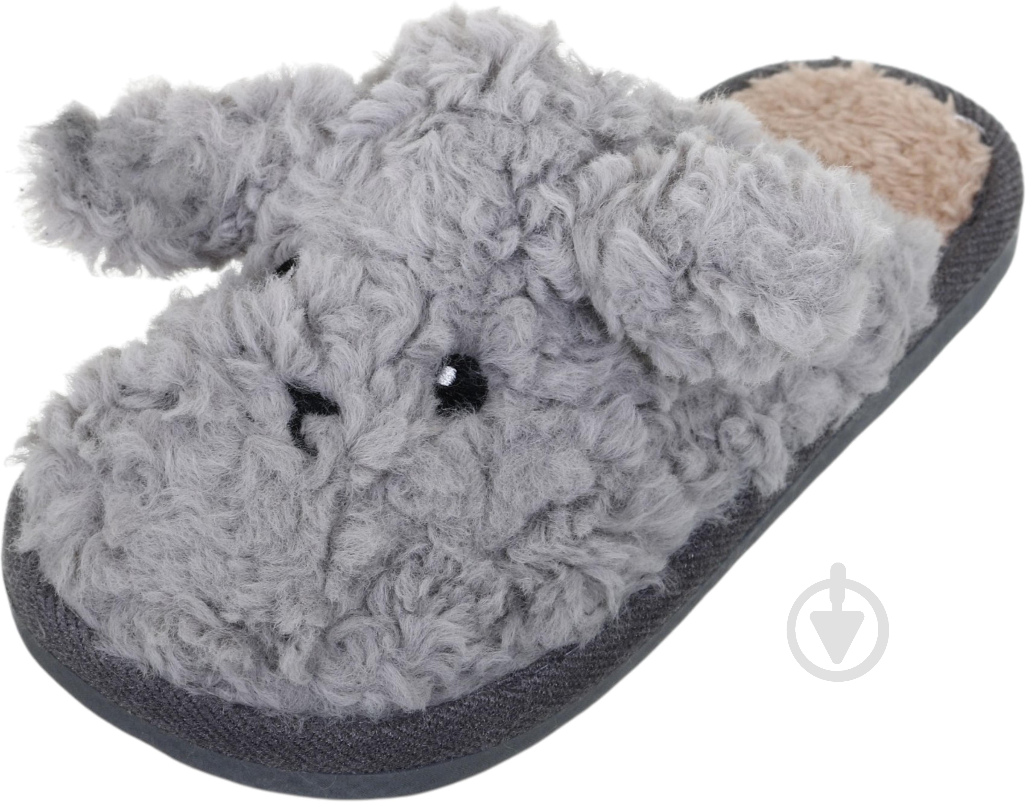 Тапки домашние HW Puppy 2222556749013 р.30 серый - фото 3