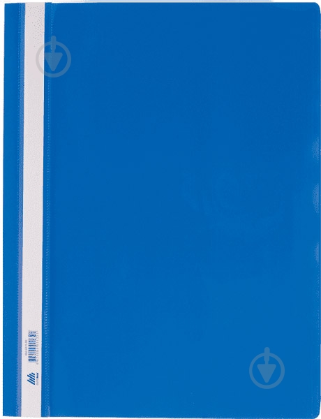 Скоросшиватель с механизмом усики А5 120/160 мкм синий Buromax BM.3312-02 - фото 1