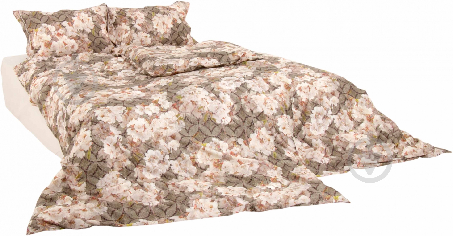 Комплект постельного белья Stone семейный бежевый Lameirinho - фото 1