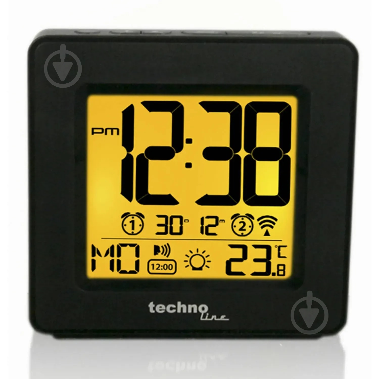 Годинник настільний WT330 Black Technoline - фото 1 Годинник настільний WT330 Black Technoline - фото 1