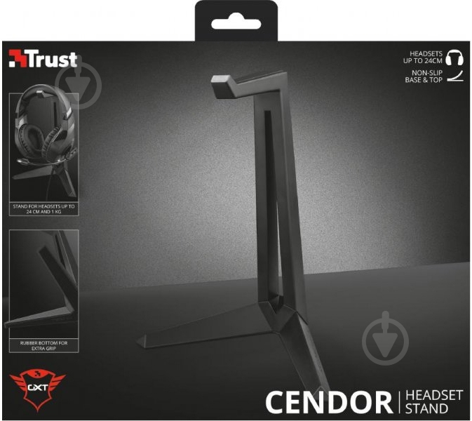 Подставка для гарнитуры Trust GXT 260 Cendor Headset Stand черный 22973 - фото 5