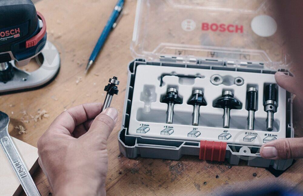 Набір фрез циліндрична Bosch 2607017469 - фото 6
