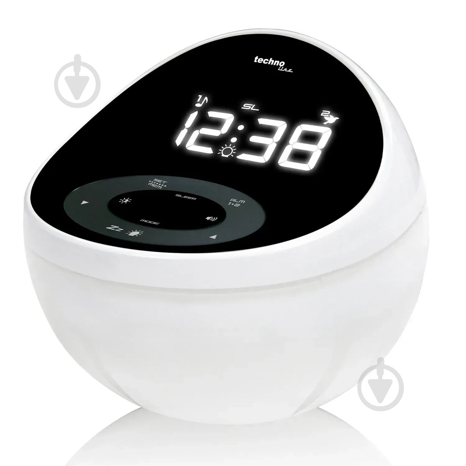 Годинник настільний WT500 Black/White Technoline - фото 1
