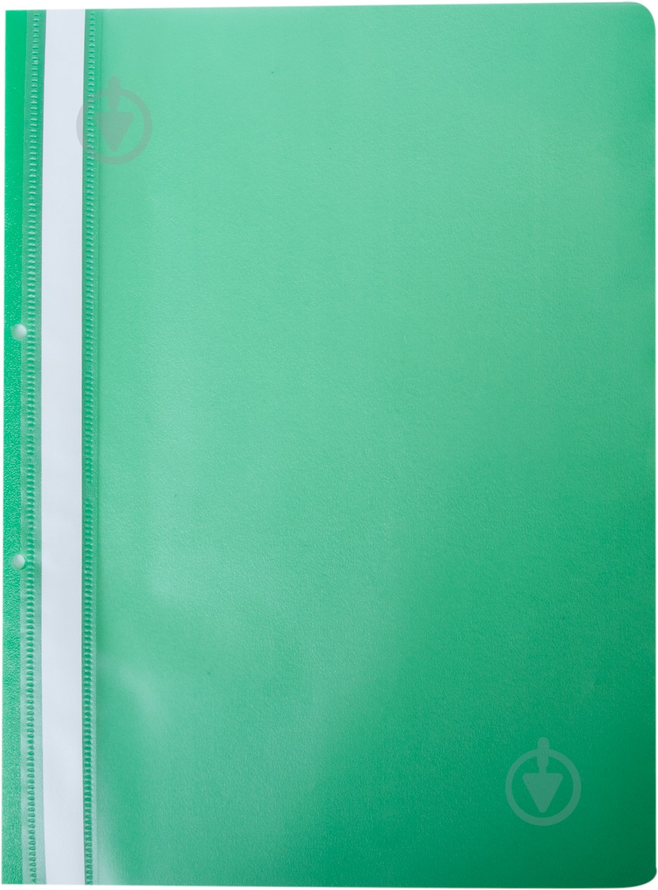 Скоросшиватель с механизмом усики JOBMAX А4 110/110 мкм зеленый Buromax BM.3314-04 - фото 1