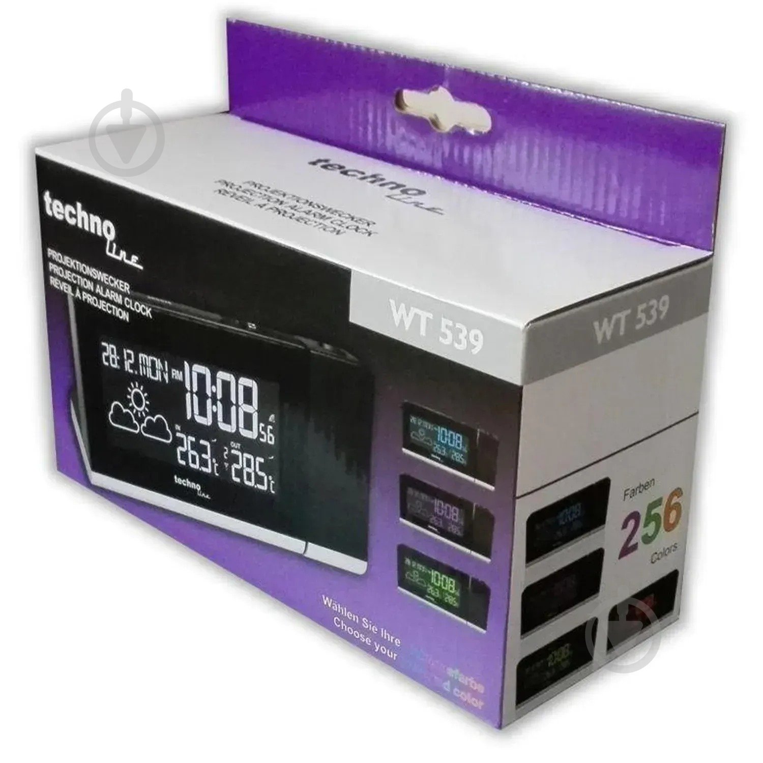 Часы проекционный Technoline WT539 Black - фото 8 Часы проекционный Technoline WT539 Black - фото 8